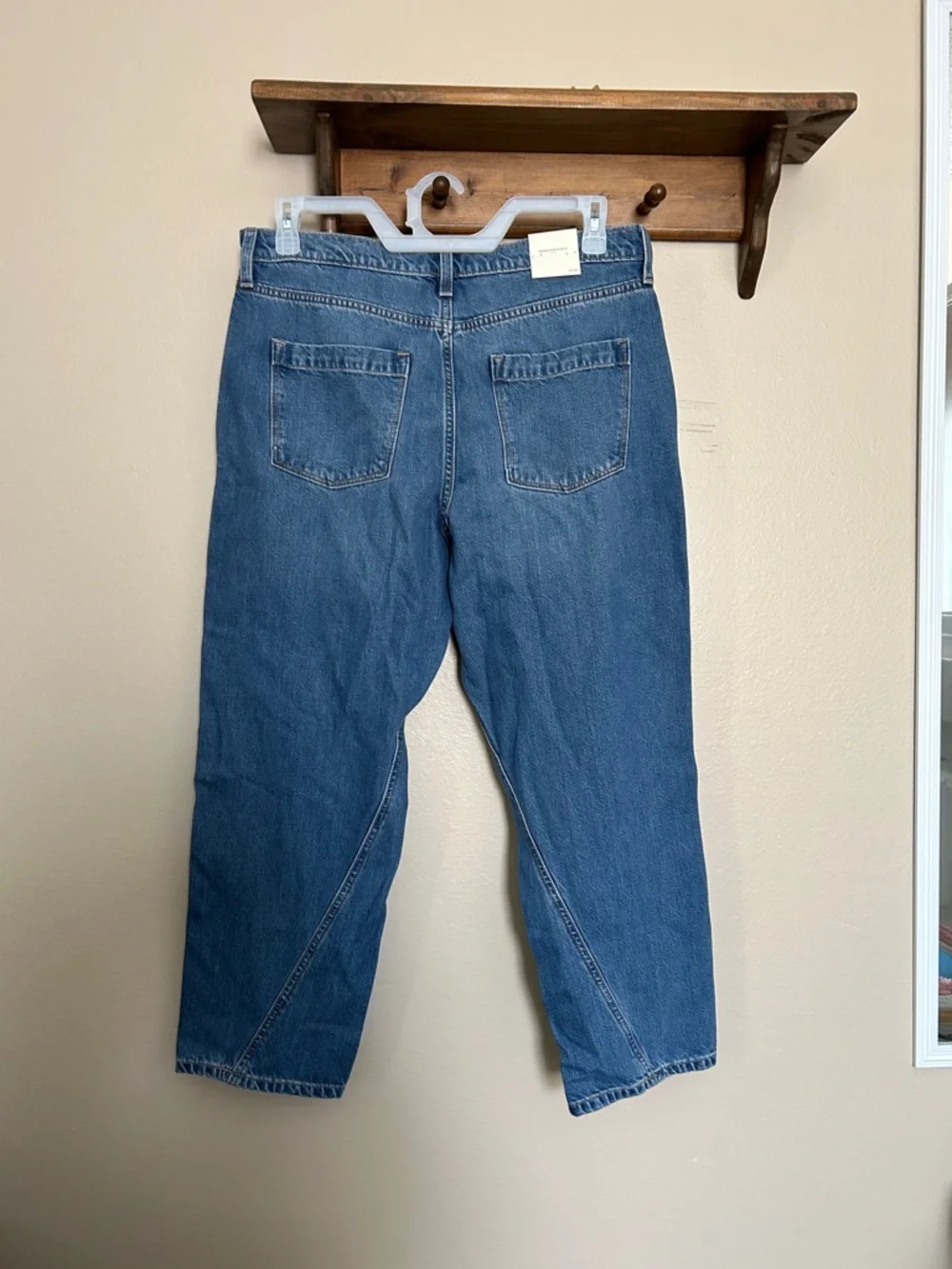 NWT Banana Republic High Rise Barrel Leg Jeans Size 32/14